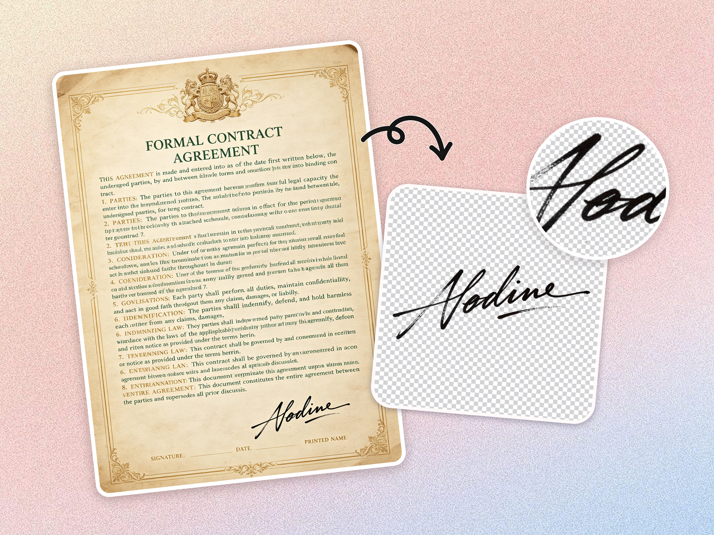 Keeps Thin Ink Strokes and Cursive Loops
