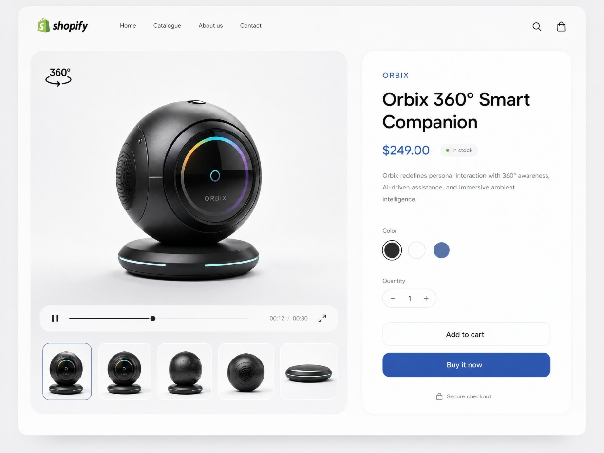 Amazon & Shopify Brands: Add 360° Video to Listings Without a Studio Budget