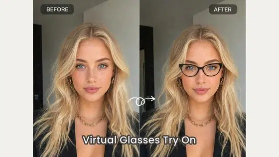 virtual glasses try on