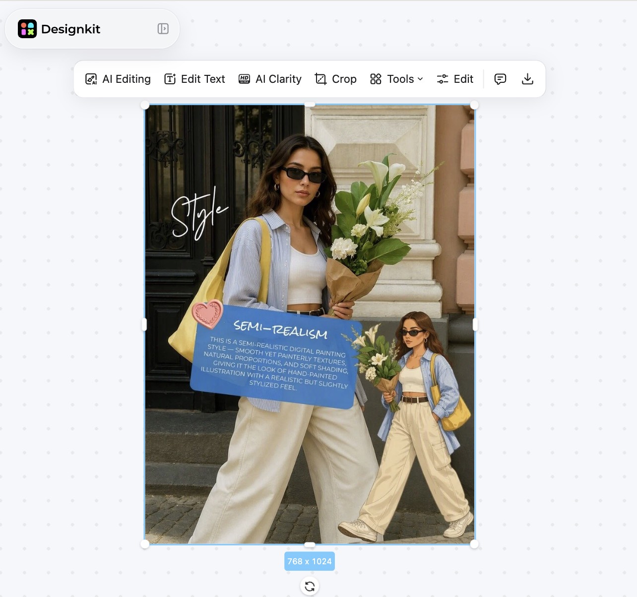 ai generated image for instagram