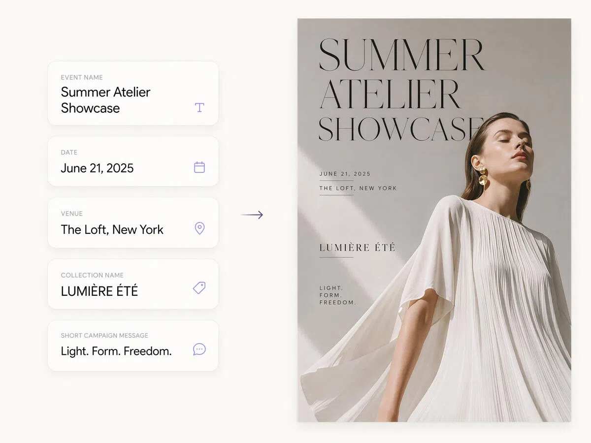 AI Makes Campaign Details Part of the Design