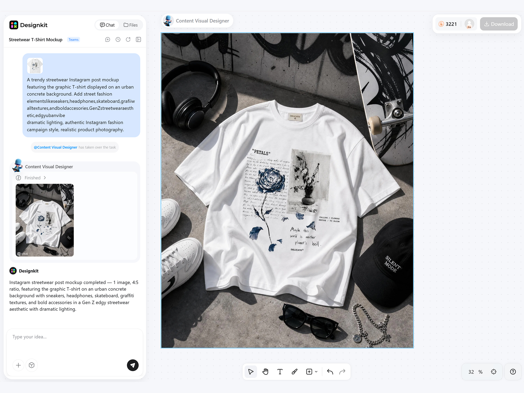 Export Presentation-Ready Mockups