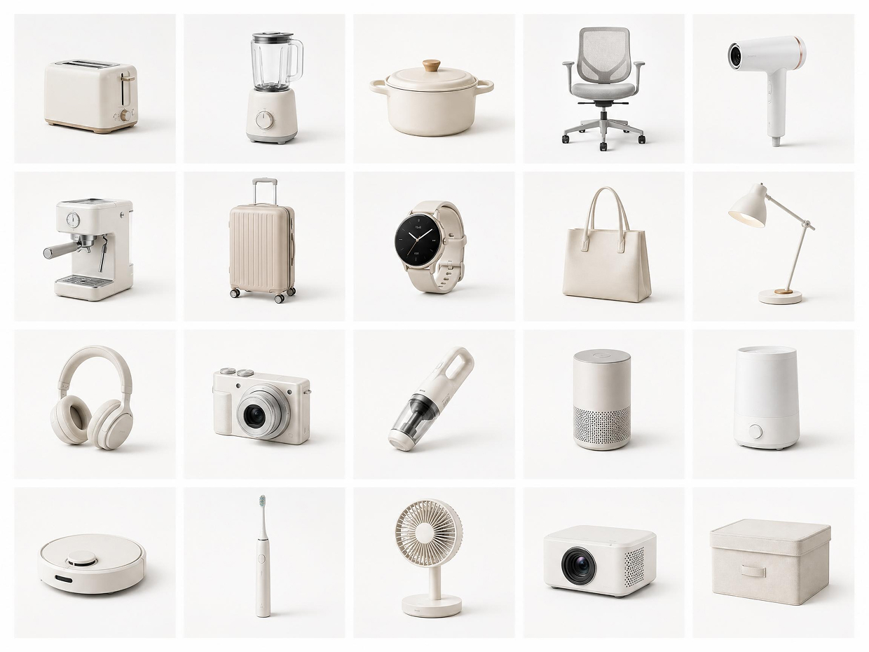 product photo with consistent backgrounds