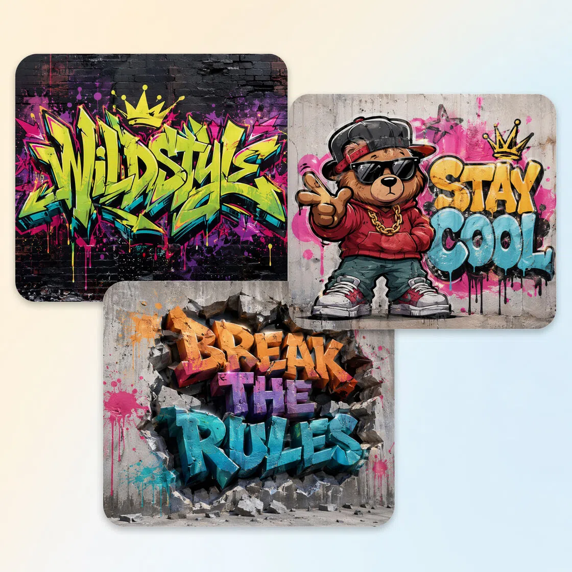 Generate graffiti from text and images