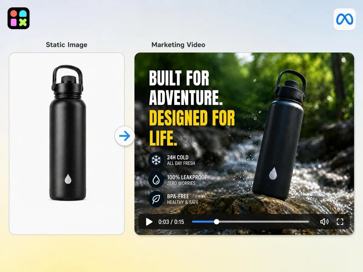 marketing video maker for bottle