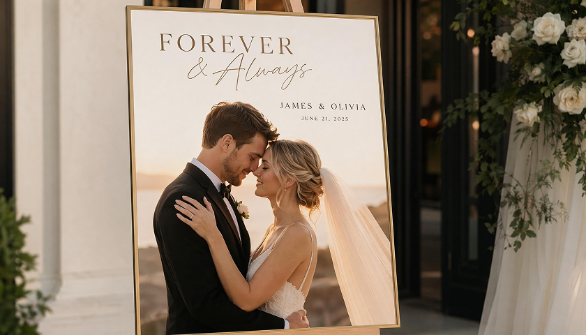 Wedding Photo Poster