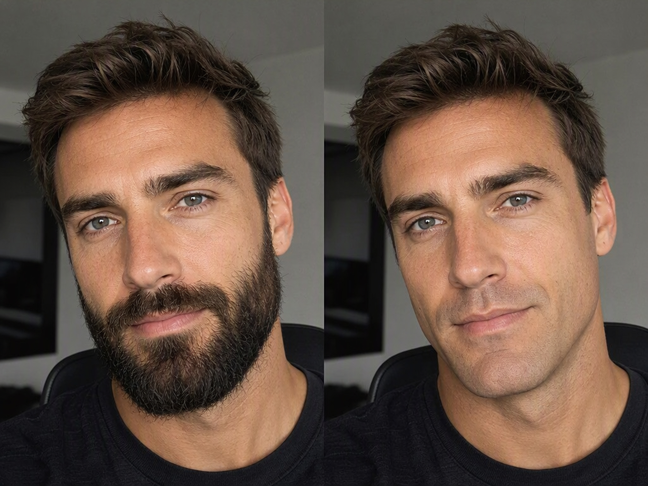 Recreate a Clean-Shaven Lower Face