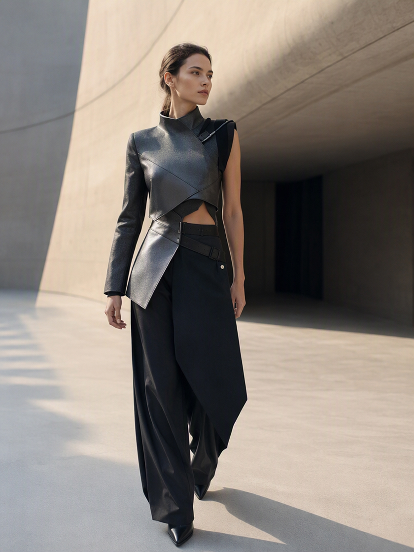 AI-generated complete outfit with expressive styling and a distinctive fashion concept.