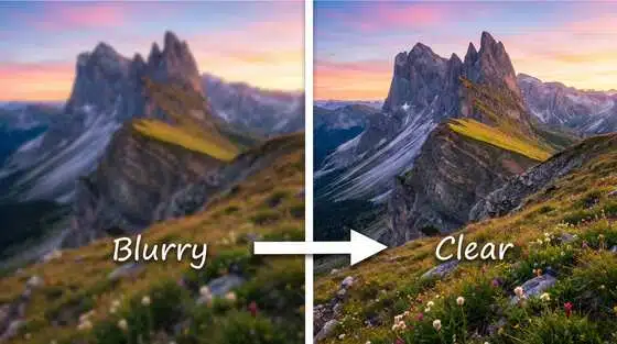 make blurry image clear