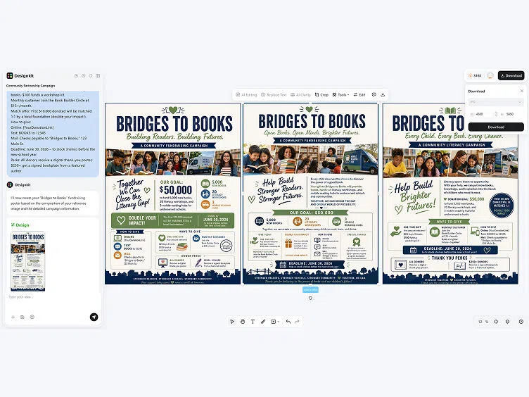 How to Make a Fundraising Poster With AI