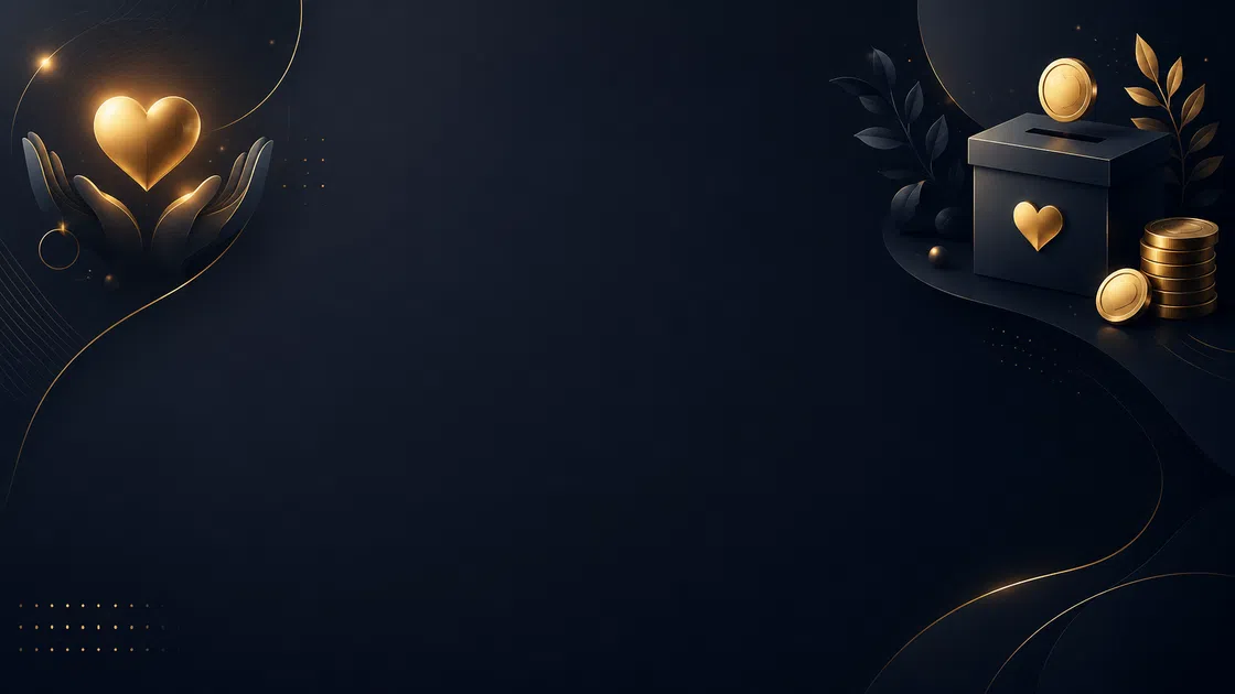Fundraising poster background