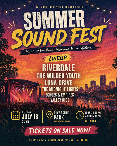 AI Generated Festival Poster