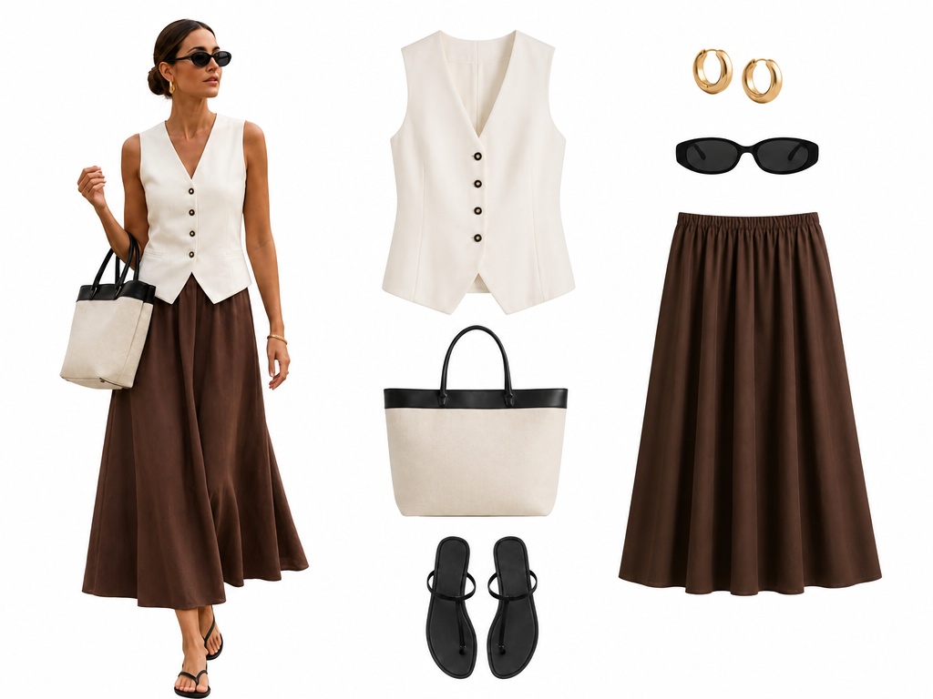 A simple yet sophisticated outfit
