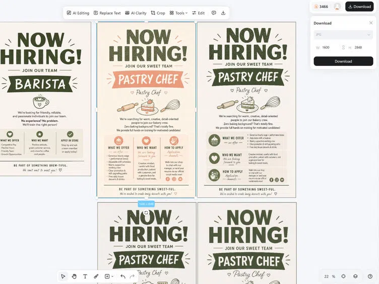 How to Make a Recruitment Poster With AI