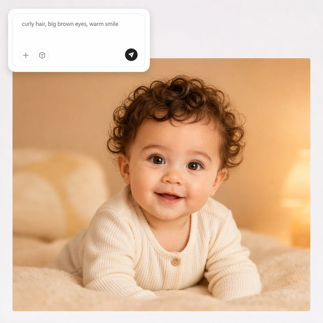 ai-generated baby from text