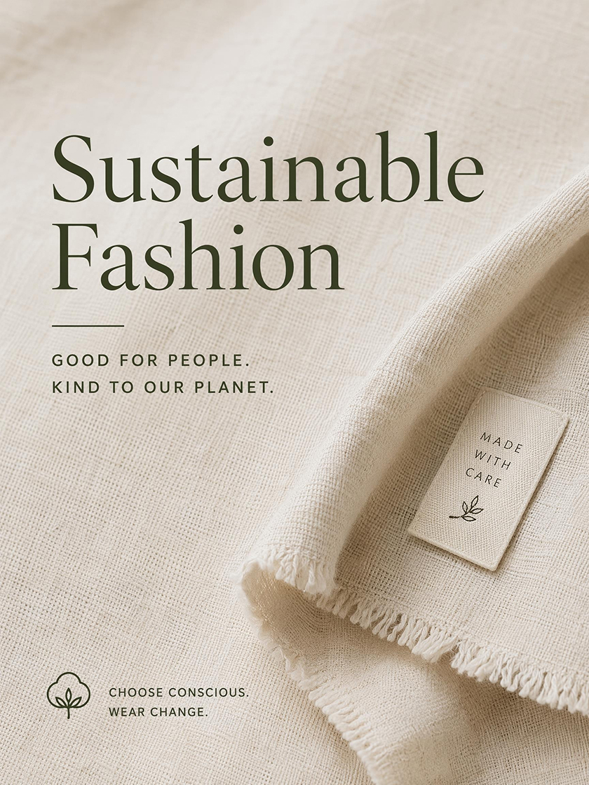 AI Generated Fashion Awareness Poster