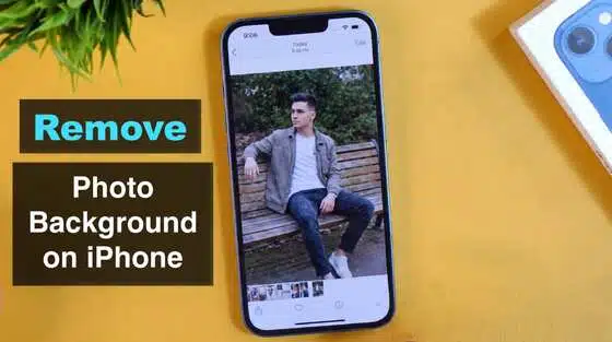 how to remove background on iphone