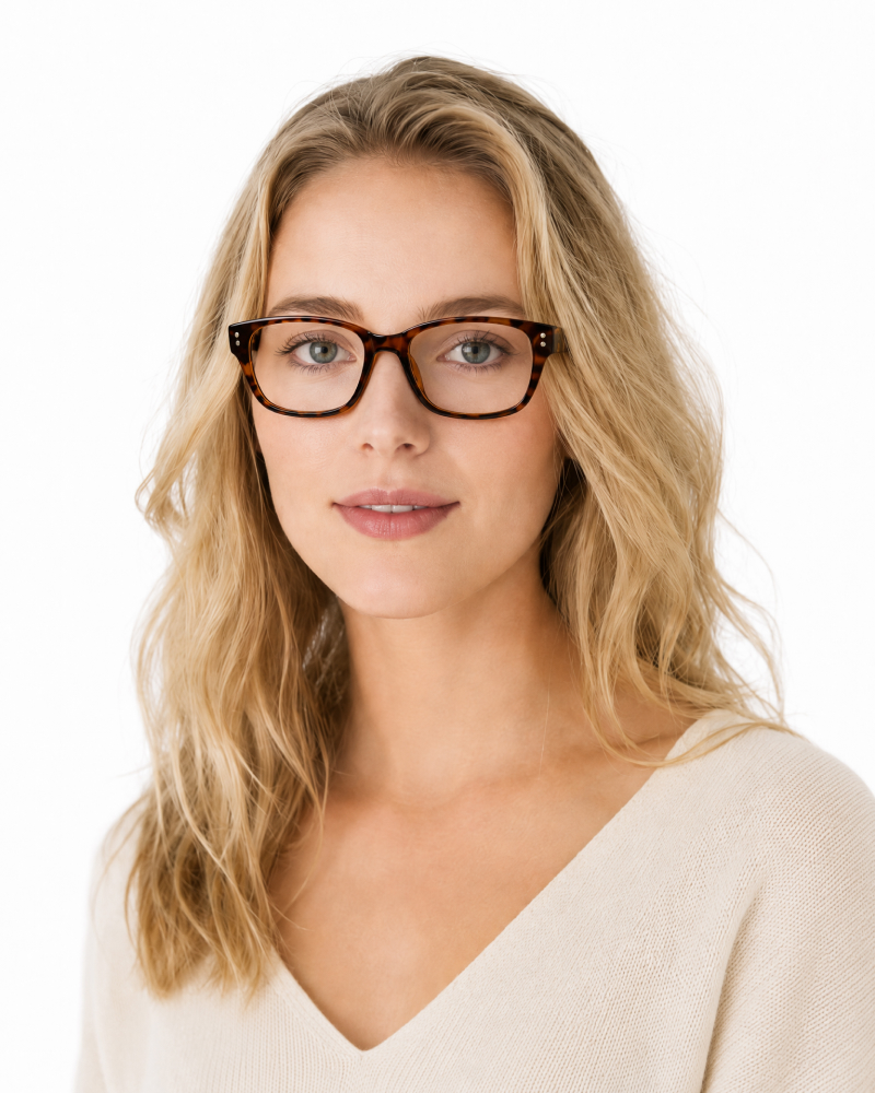 AI Generated Portrait with glasses