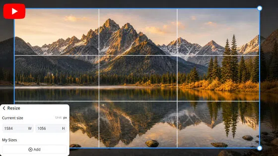 resize youtube banner