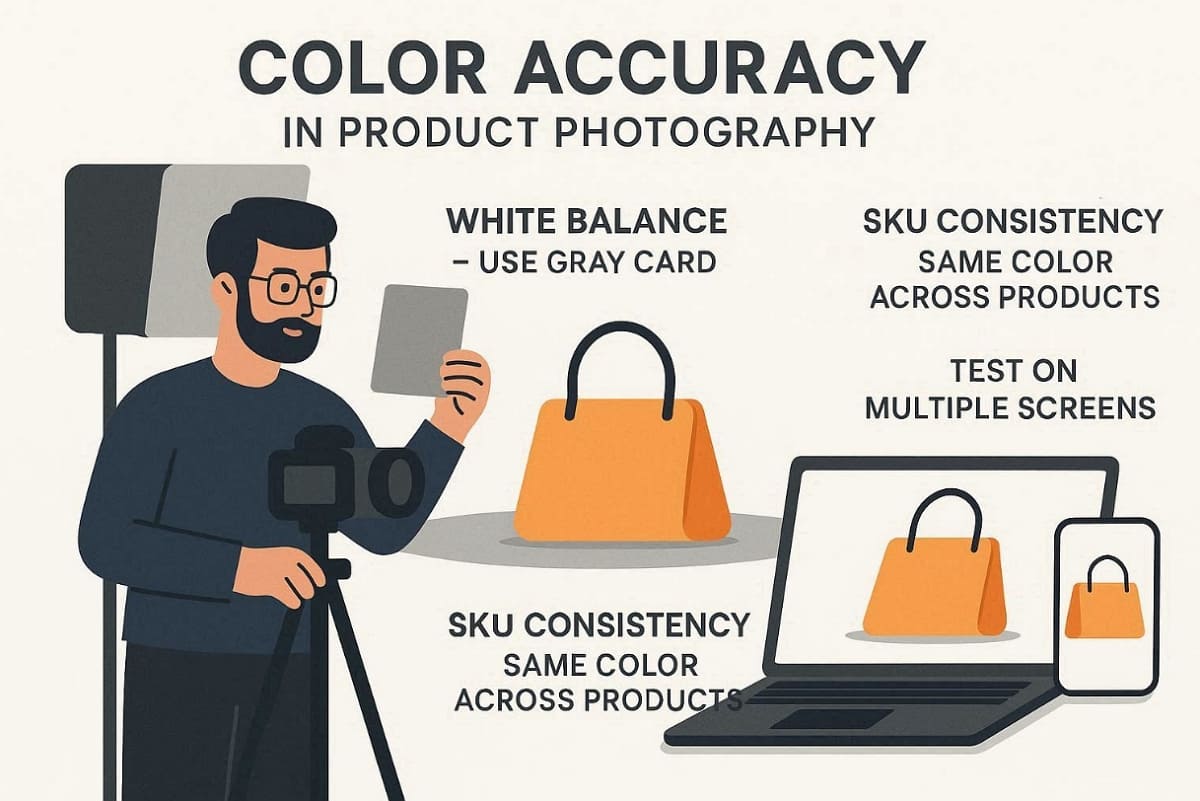 color accuracy for product photography