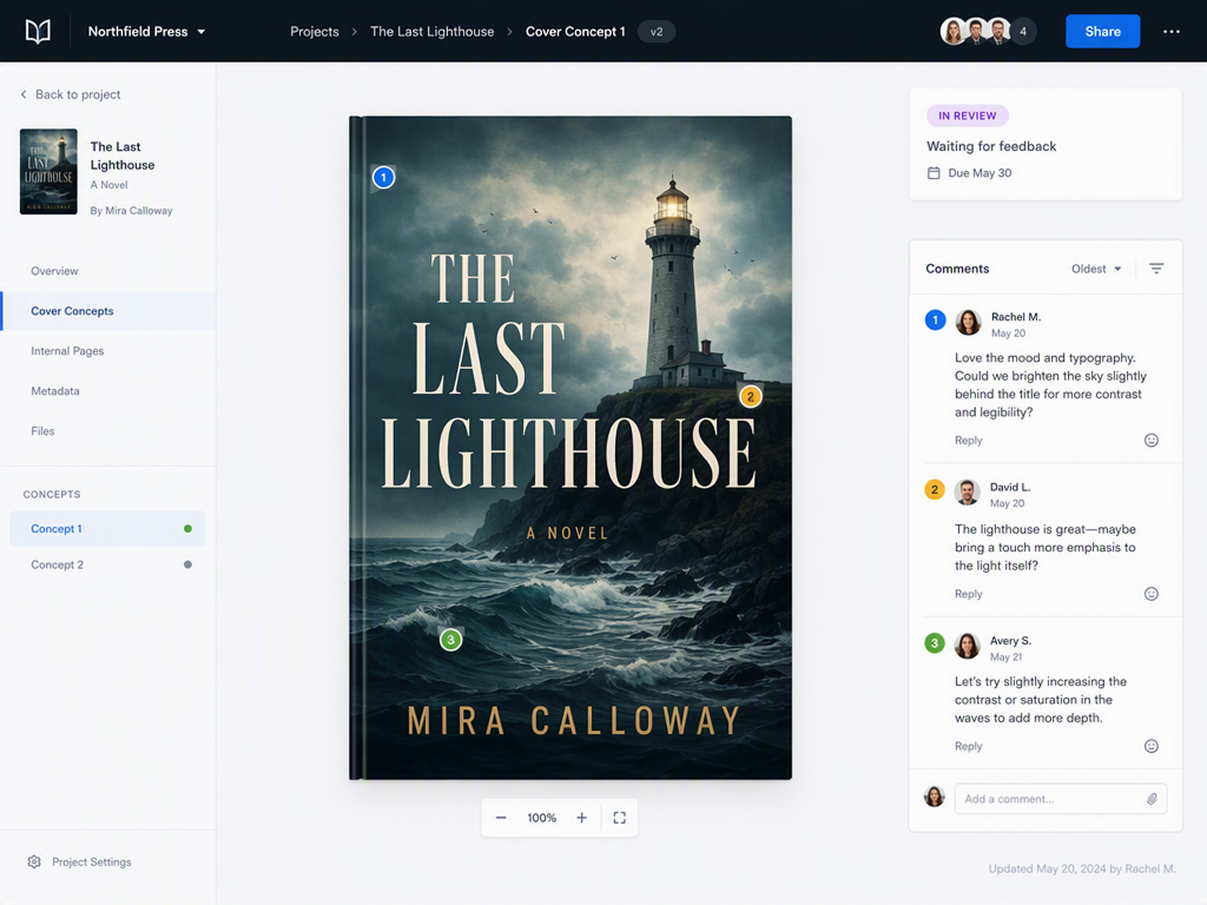 Translate an Author Brief Into Something Reviewable