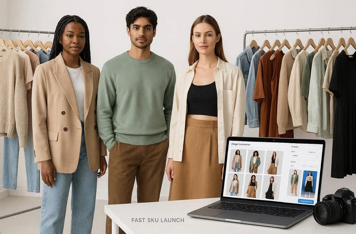 generate ai clothing models