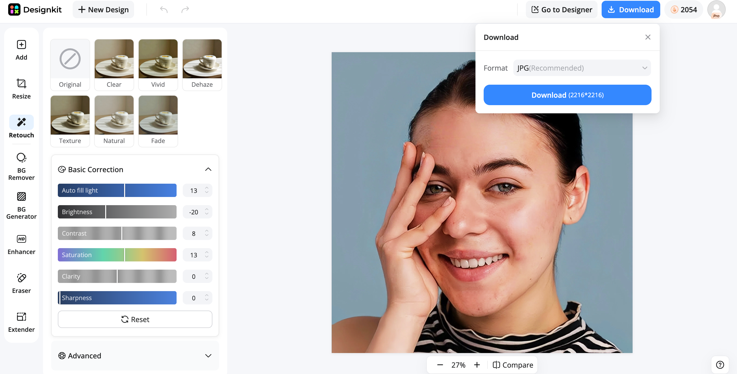 Export Your Final Image