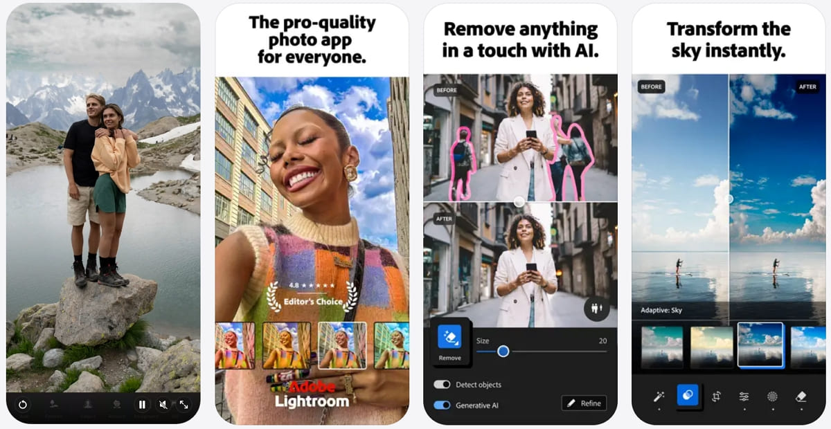adobe lightroom mobile app