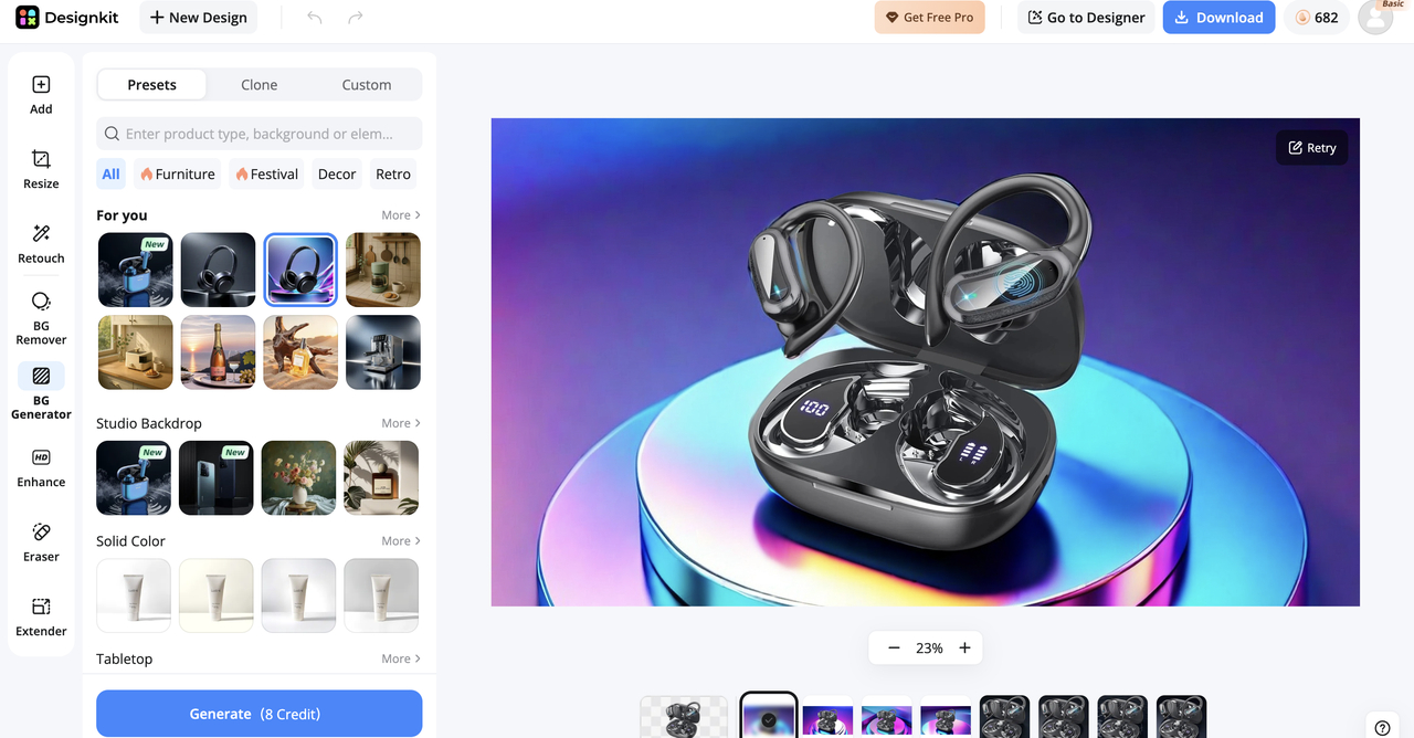 Customize your image