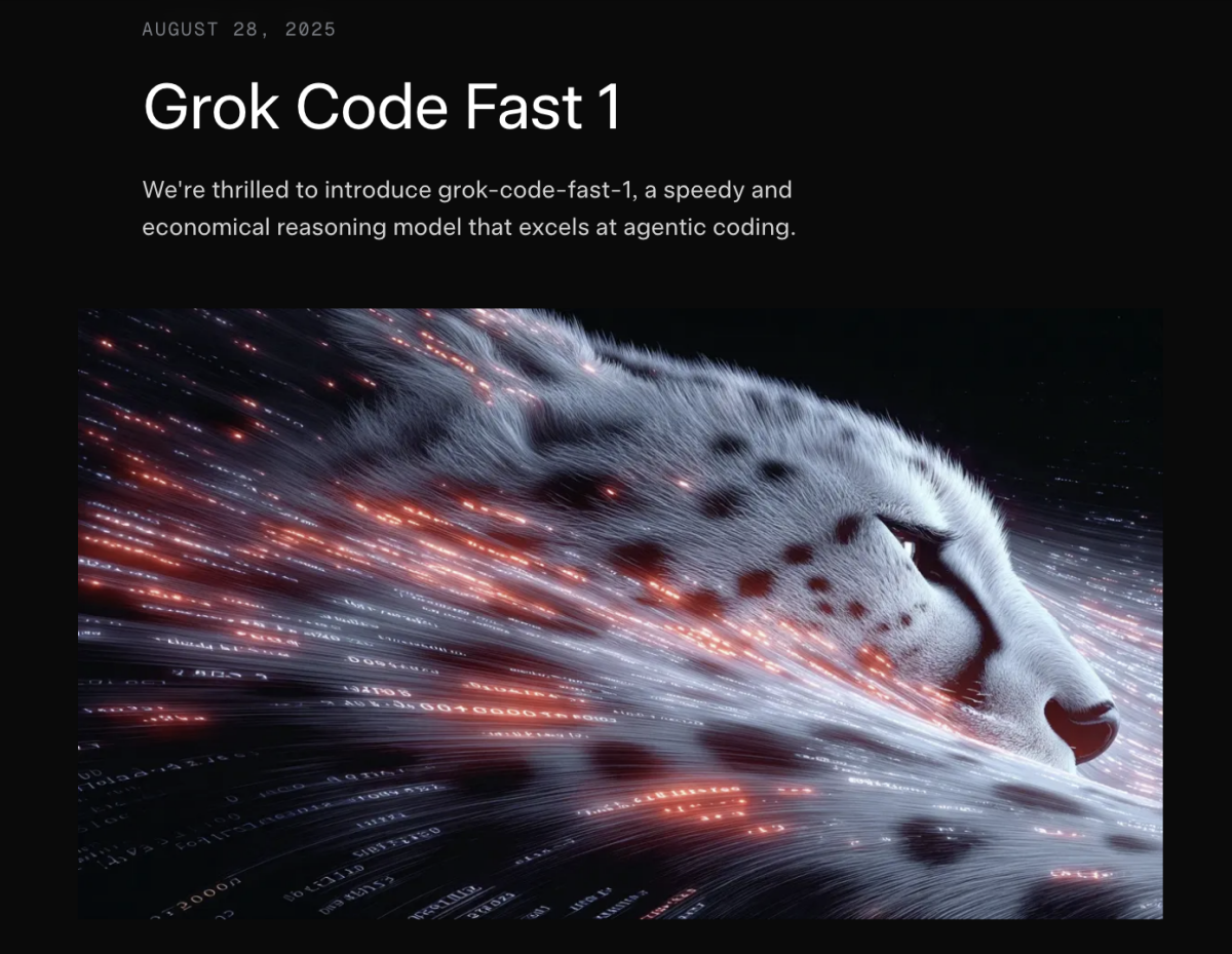 grok code fast