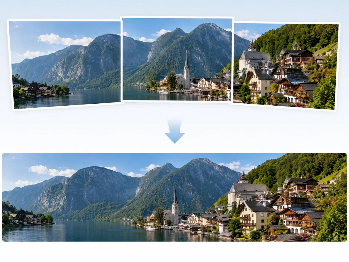 Build Wider Scene Images From Multiple Photos