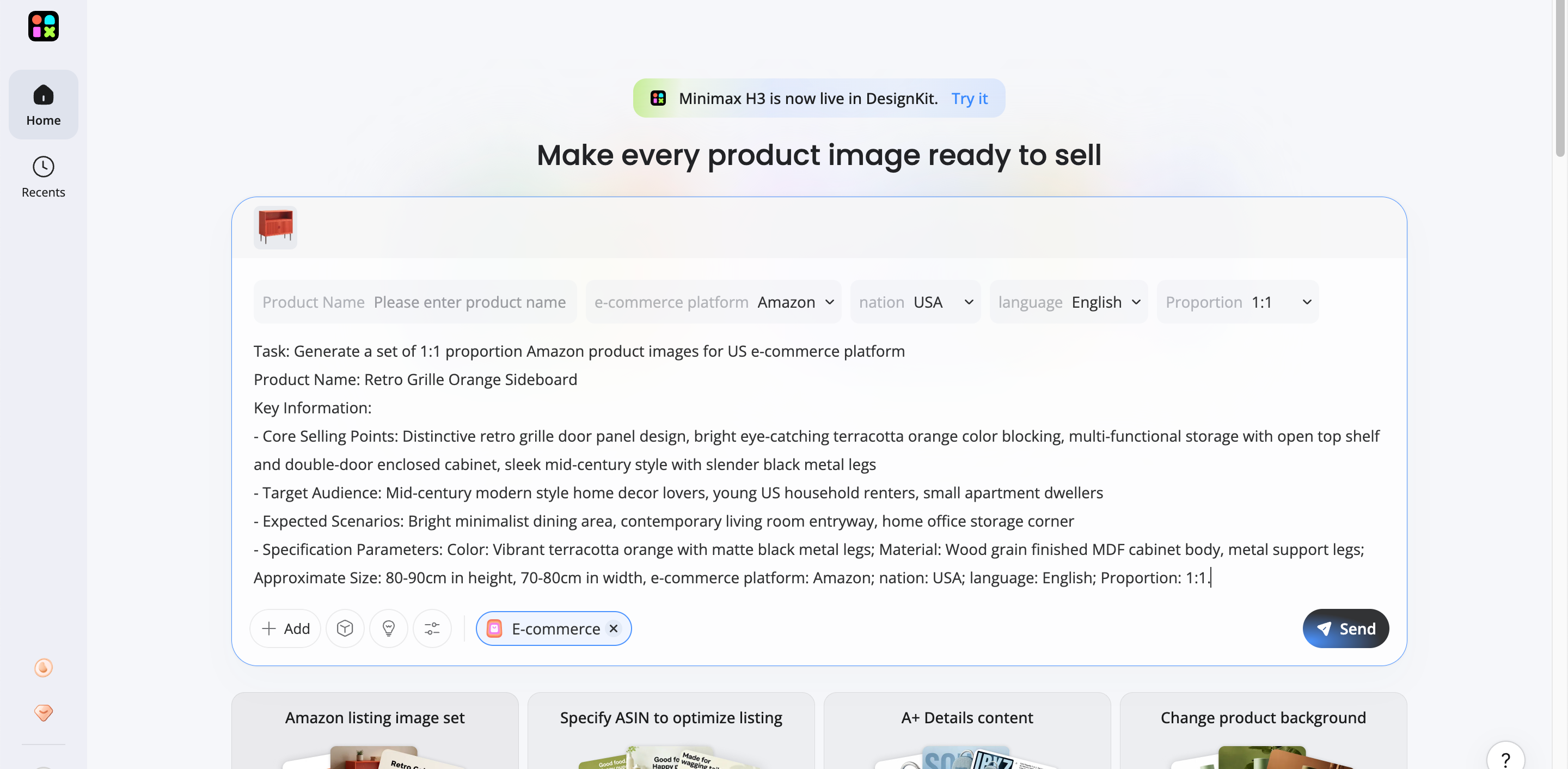 Generate Amazon-ready listing images