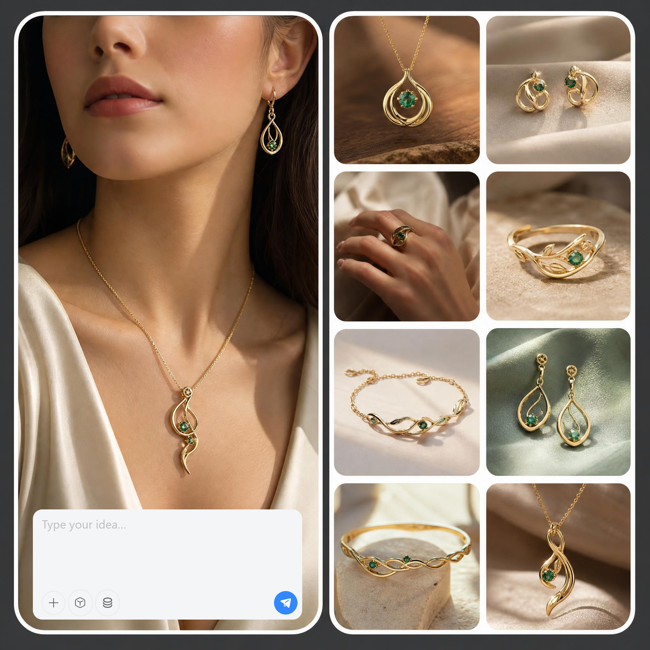 Generate Jewelry Photos with AI