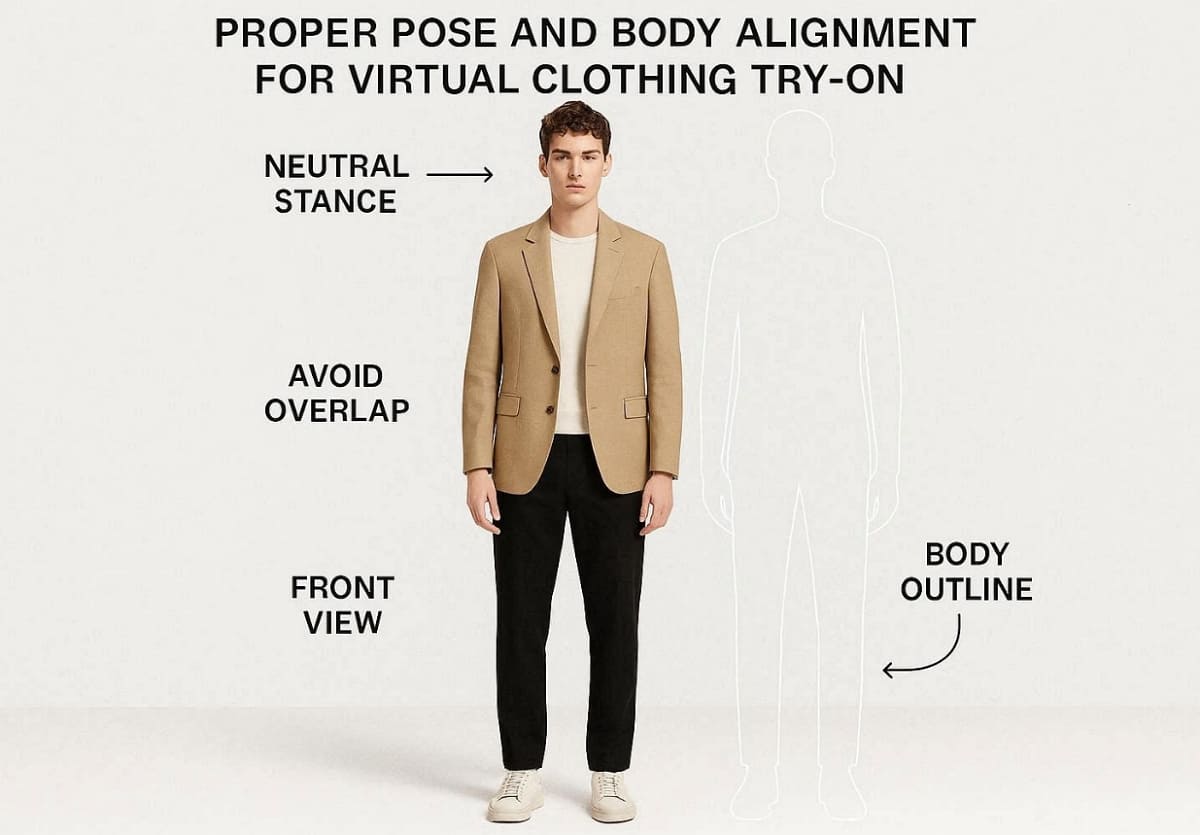 posing for cloth testing online