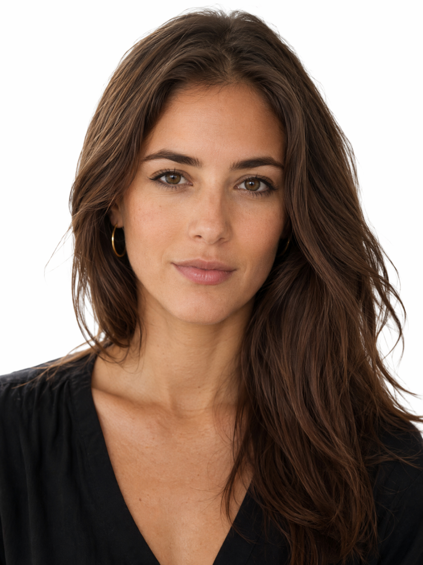 AI natural hair color previews on portraits