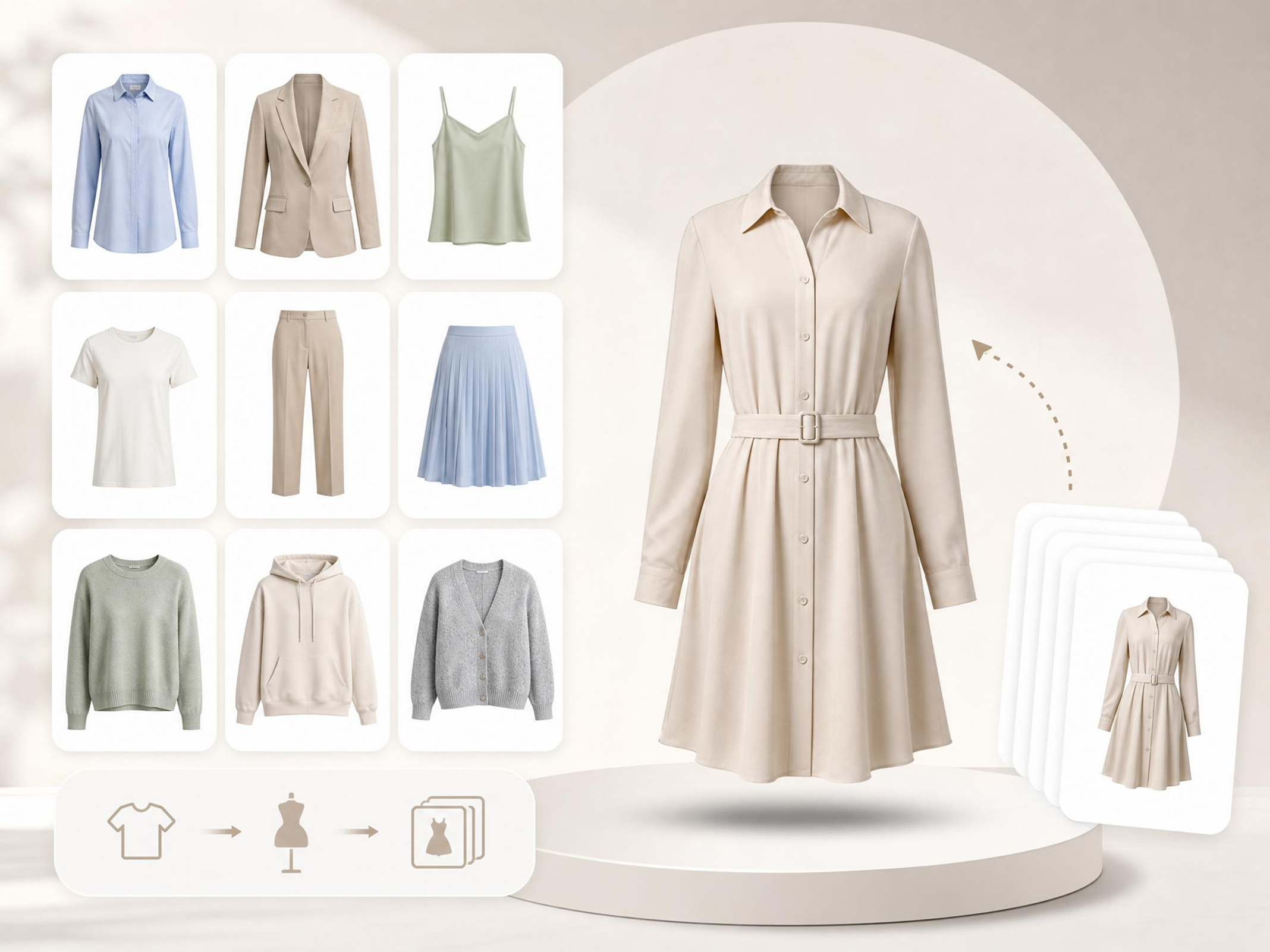 Batch-Generate Ghost Mannequin Images for Large SKU Libraries