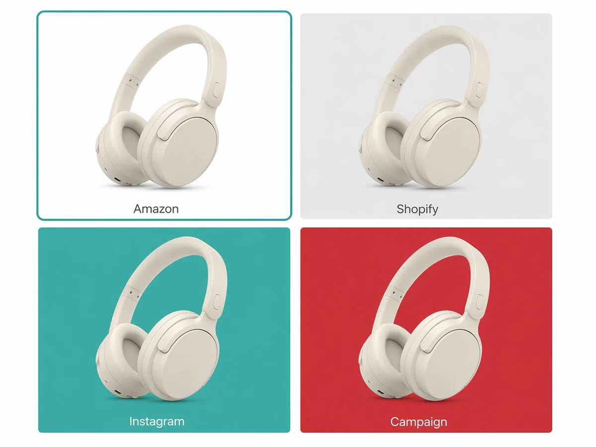 Imagens de produtos específicas para cada plataforma