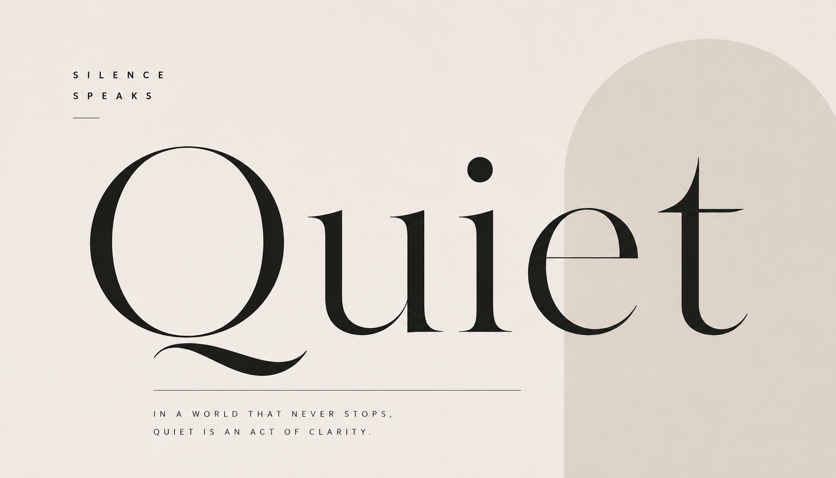 Font Poster