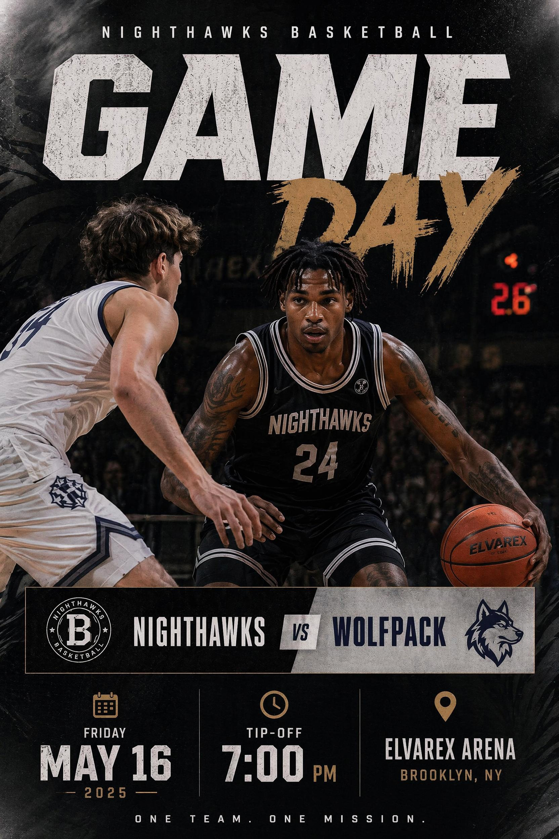 AI Generated Game Day Poster