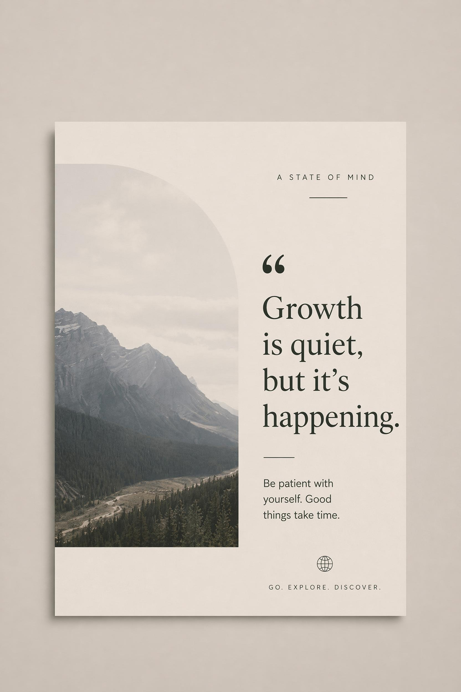 AI motivational poster