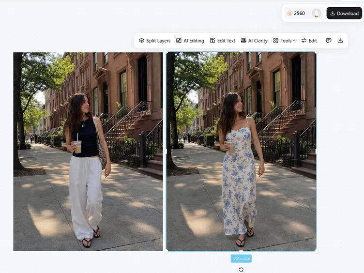 How to Replace an Outfit With AI