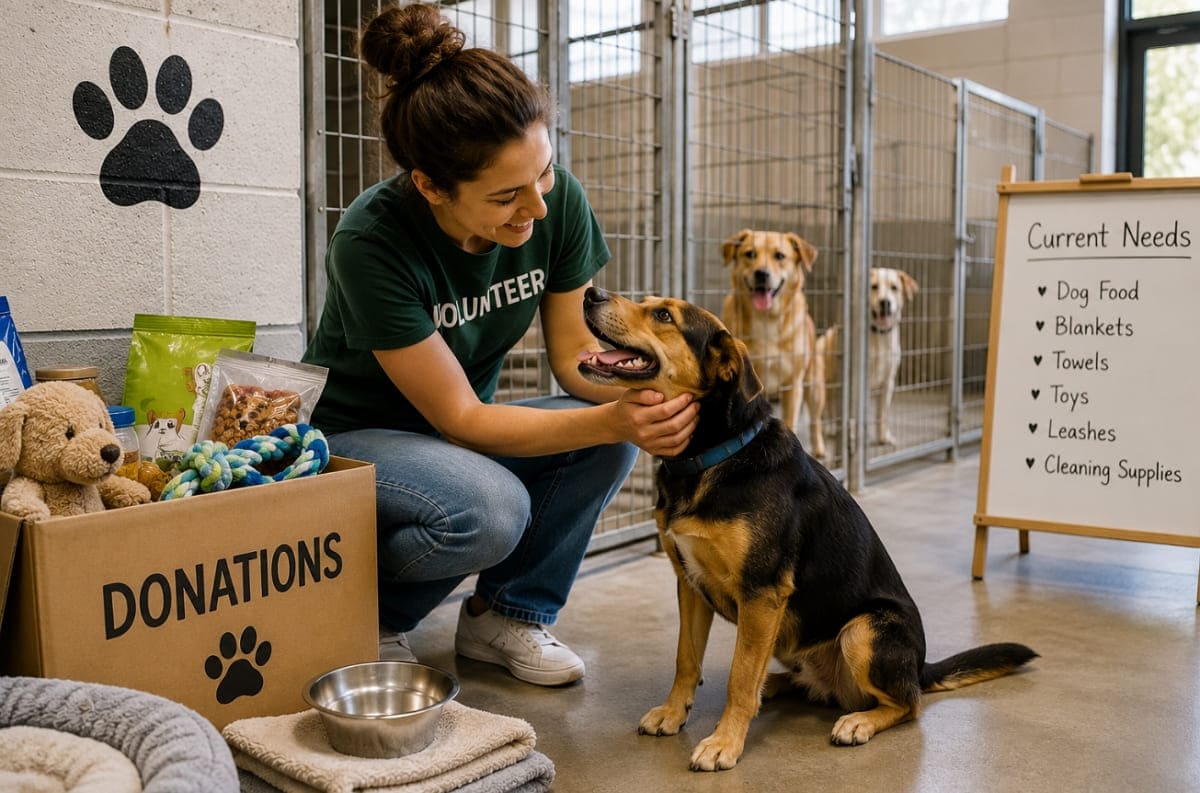 support dog shelters