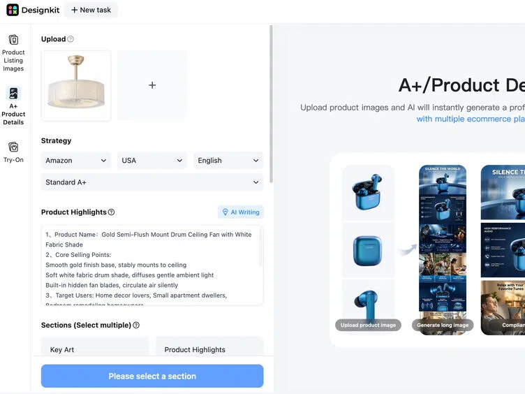 Upload Brand Details and Product Images