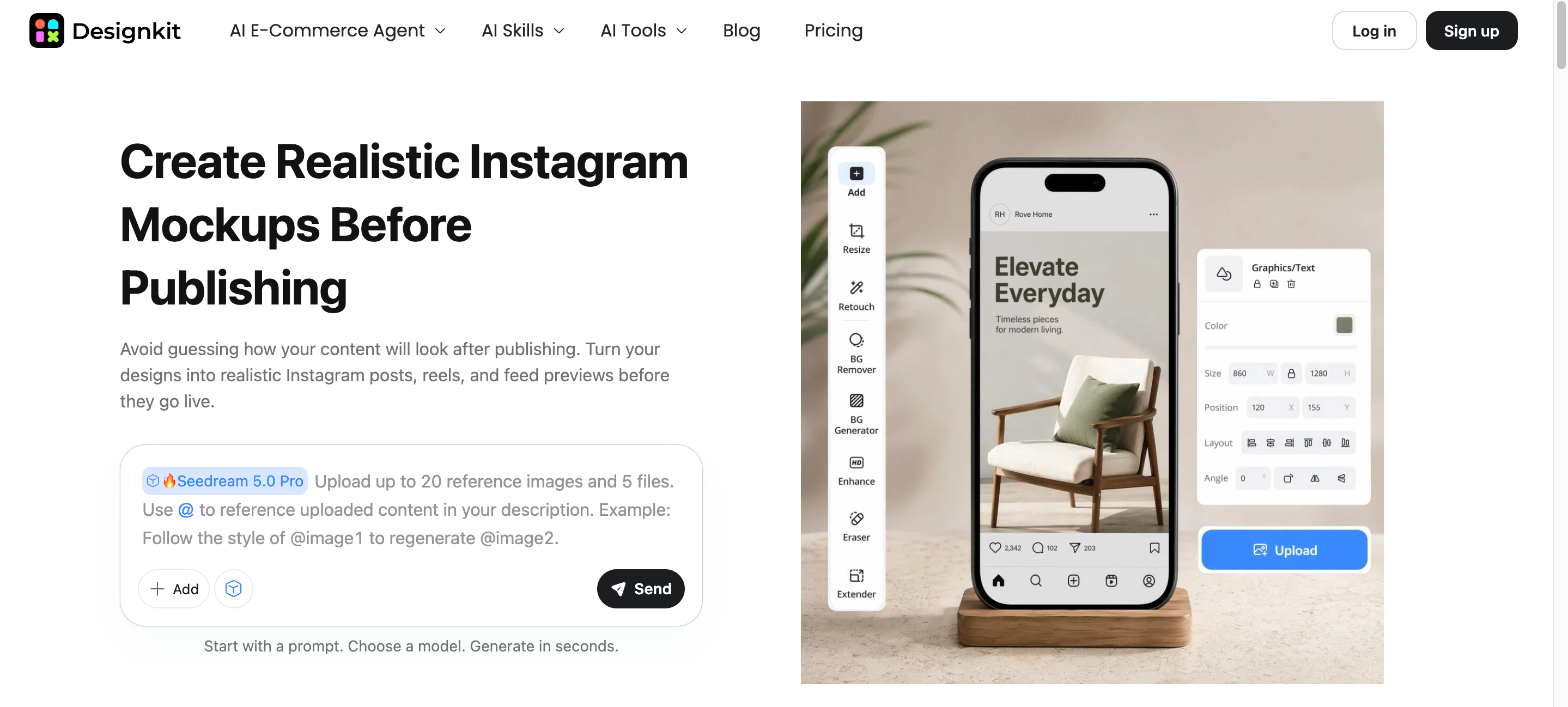 Create Better Instagram Content With Designkit Create Instagram content with Designkit