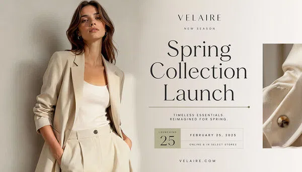 Clothing Launch Poster