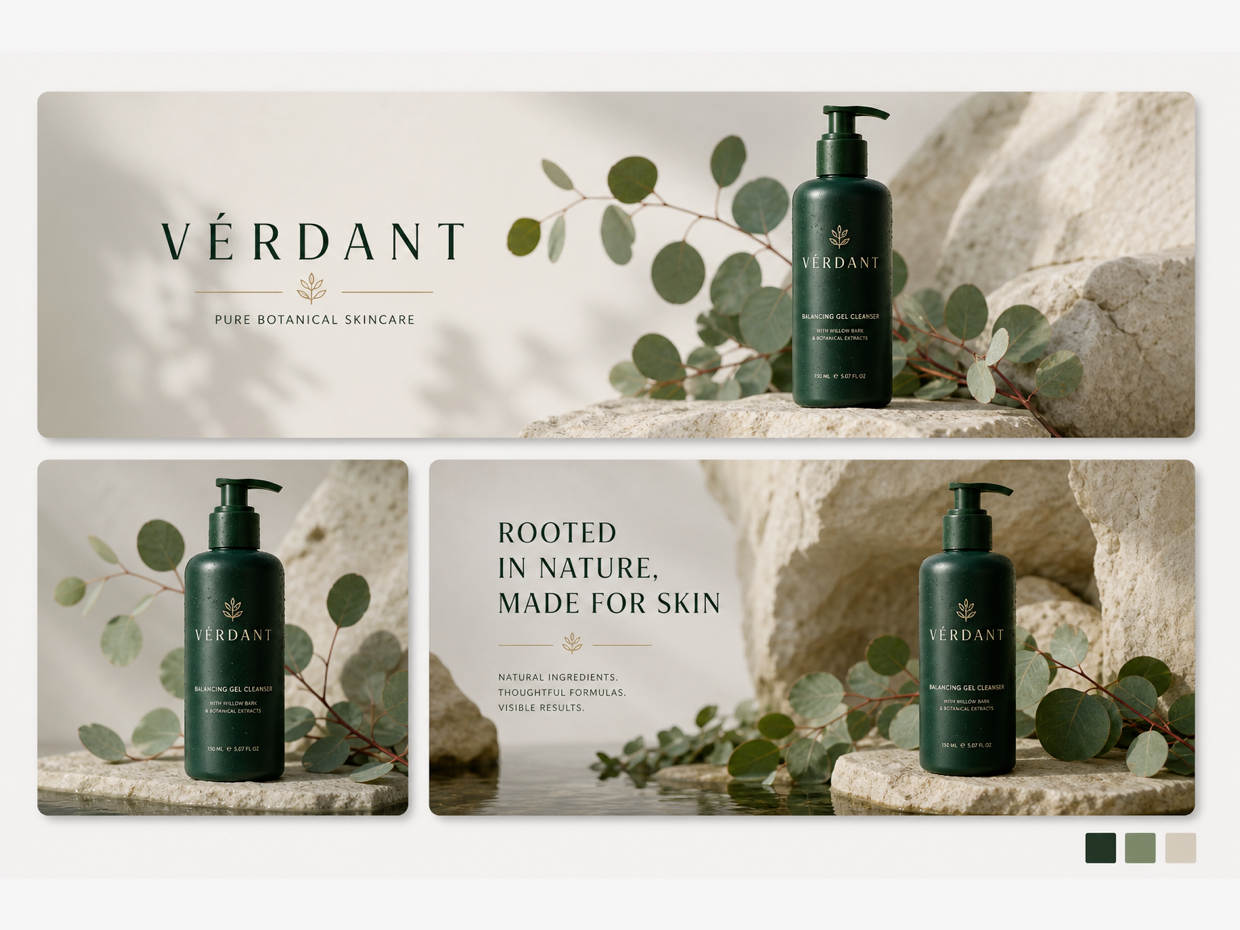 Generate a Full Website Visual Set