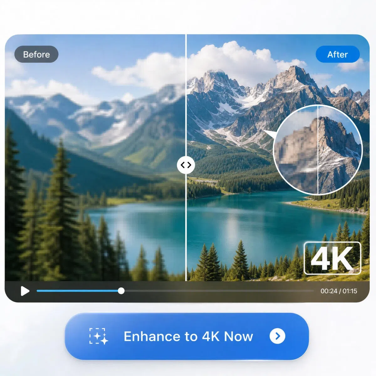 enhance landscape video
