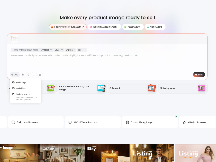 Add Your Cosmetic Product Image