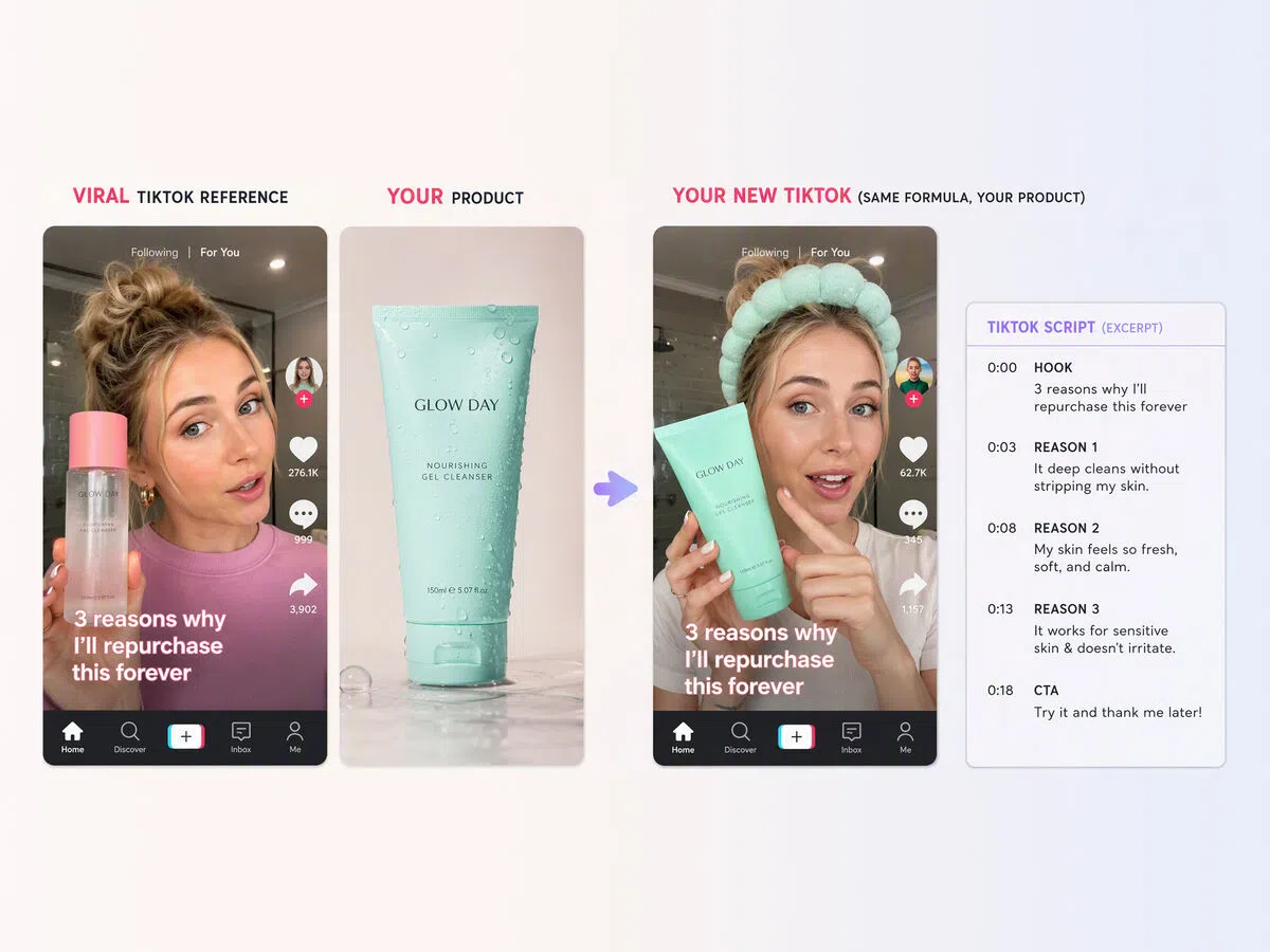 Recreate Viral TikTok Structures With AI