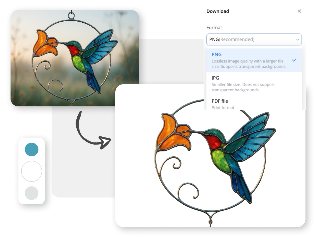 Export JPG or PNG Files